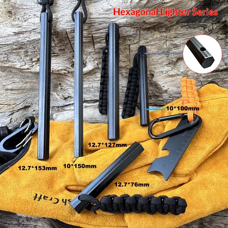 Новый ветрозащитный огнивоспла – обзор и цена Magnesium Fire Starter